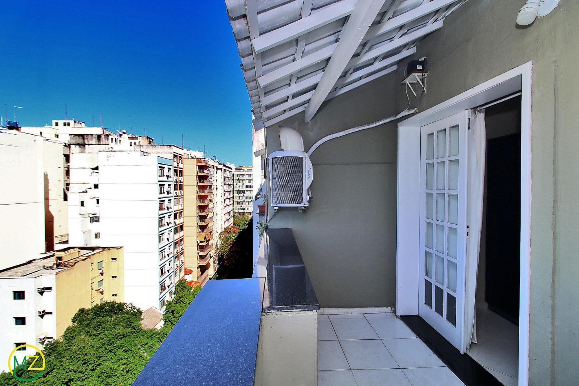 Studio Com Pequena Varanda Em Copacabana Rio de Janeiro Luaran gambar
