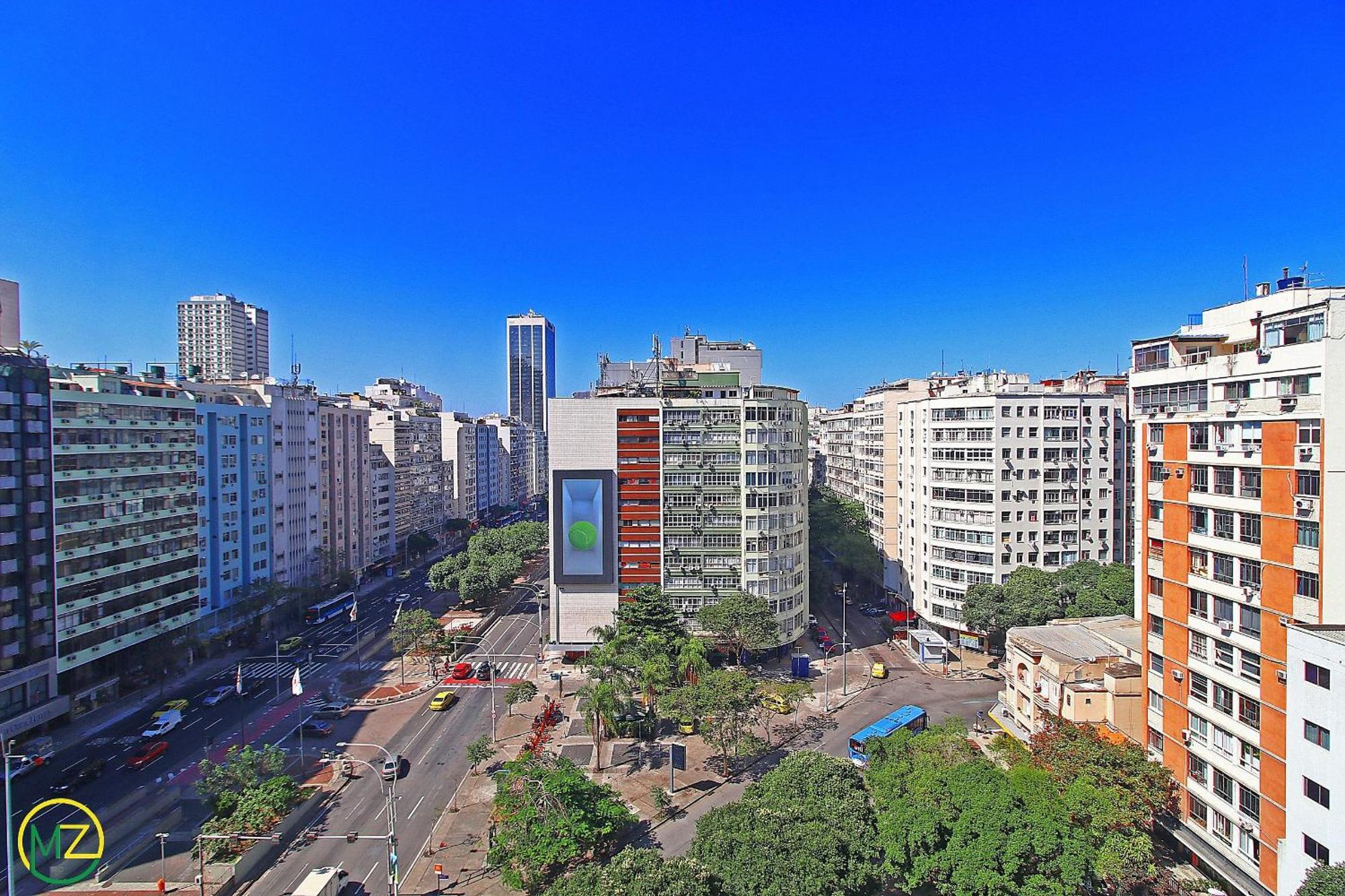 Studio Com Pequena Varanda Em Copacabana Rio de Janeiro Luaran gambar